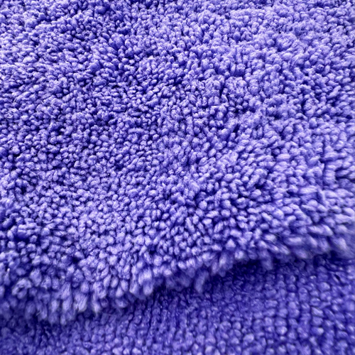 マイクロファイバークロス（毛足長め） 紫